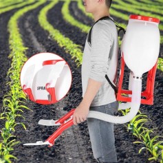 20L Large Capacity Manual Seed Spreader Backpack Fertilizer Spreader Garden Seeding Tool