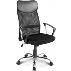 Office Black Desk Chair Home Office Chair Mesh Chair Adjustable Back Lumbar Support Ergonomic Task Chair Executive Computer Height Adjustable Swivel Desk Chair