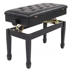 29inch piano bench adjustable black